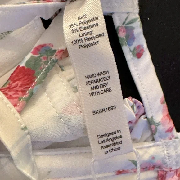 FOR LOVE & LEMONS Floral Tie Bra - Women’s Size X-Small - New With Tags